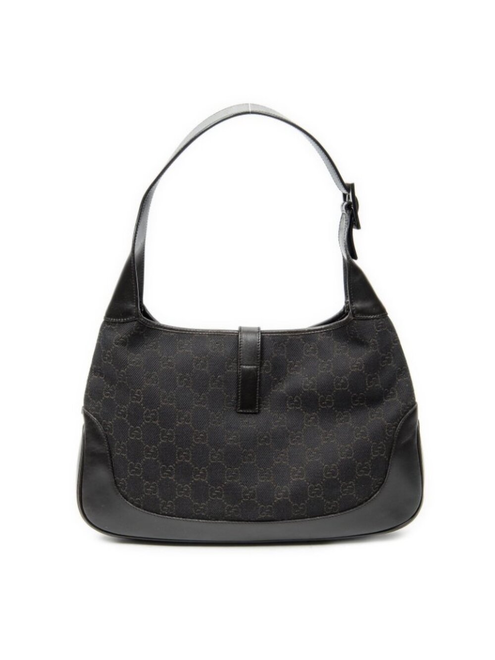 Gucci Jackie Hobo Brown GG Denim Canvas - Picture 5 of 10